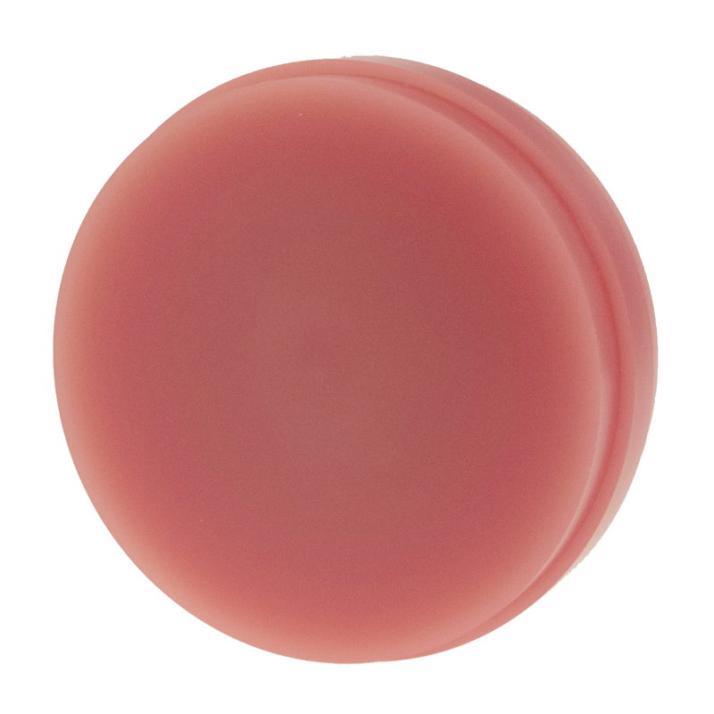 PMMA 98.5mm/25mm/PINK Pink Blank (Puck -Disc) for Regular/Wieland/Open... - Click Image to Close
